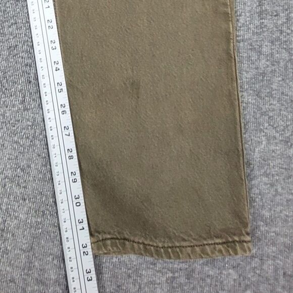 Vintage Levis 550 Jeans Mens 32x32* Army Green Loose Relaxed Fit Tapered - Picture 6 of 13